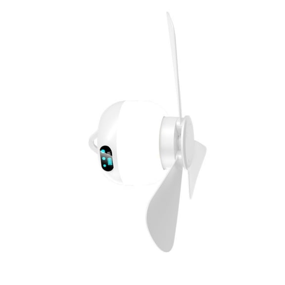 Tizuqe Rechargeable Ceiling Fan Remote Timing Function Detachable Leaf for Dormitory