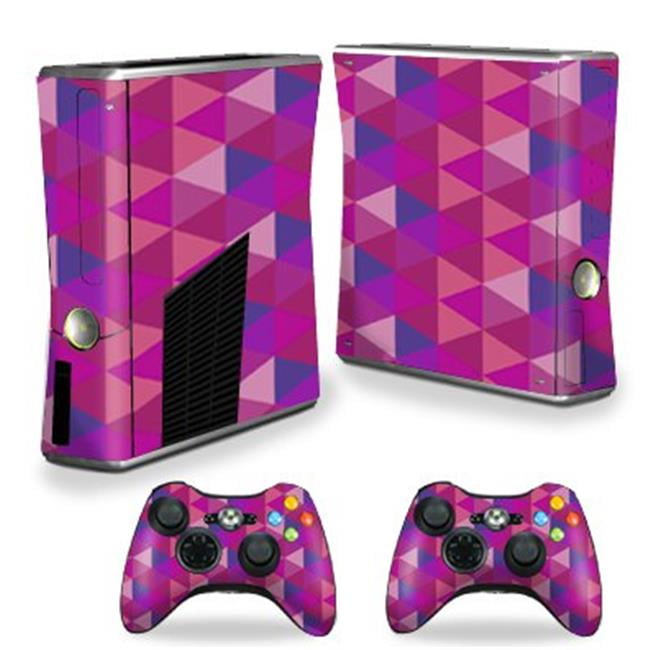 MightySkins XBOX360SPink Kaleidoscope Skin Decal Wrap for Xbox 360 S