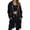 c-Black, variant on Womens High Waist Casual Pants Trousers Daily Gym Hiking Hooded Sweatpants Pockets Winter, Size M