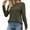 Army Green, variant on qucoqpe Womens Fall Tops Casual Solid Crewneck Long Sleeve Tunic Pullover Sweatshirts