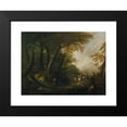 thumbnail image 2 of Maximilian Joseph Schinnagl 24x19 Black Modern Framed Museum Art Print Titled - Forest Landscape with Waters on the Left, 2 of 5