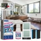 thumbnail image 5 of Limpiador de baño y desincrustante líquido para cristales | Elimina manchas difíciles, suciedad y cal de azulejos, bañera, grifo e inodoro | Incluye 2 paños de limpieza y 2 cepillos, 5 of 9