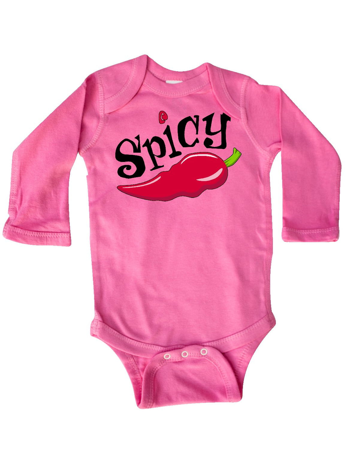 Inktastic Spicy Hot Chili Pepper Infant Creeper Cuisine Mexican Mexico Holiday 