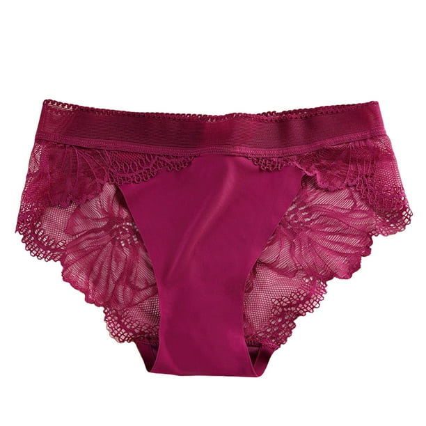 B91xZ Panties for Women Plus Size Breathable Cotton-Mesh Brief