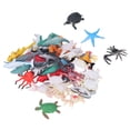 thumbnail image 1 of Fyydes 40Pcs Marine Animal Models Environmentally Friendly Lifelike Vivid Marine Animal Toy For Above 4 To 6 Years Old,Simulation Marine Animal Models, 1 of 8
