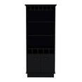 thumbnail image 2 of Pemberly Row Modern / Contemporary Bar Cabinet Black Engineered Wood, 2 of 6