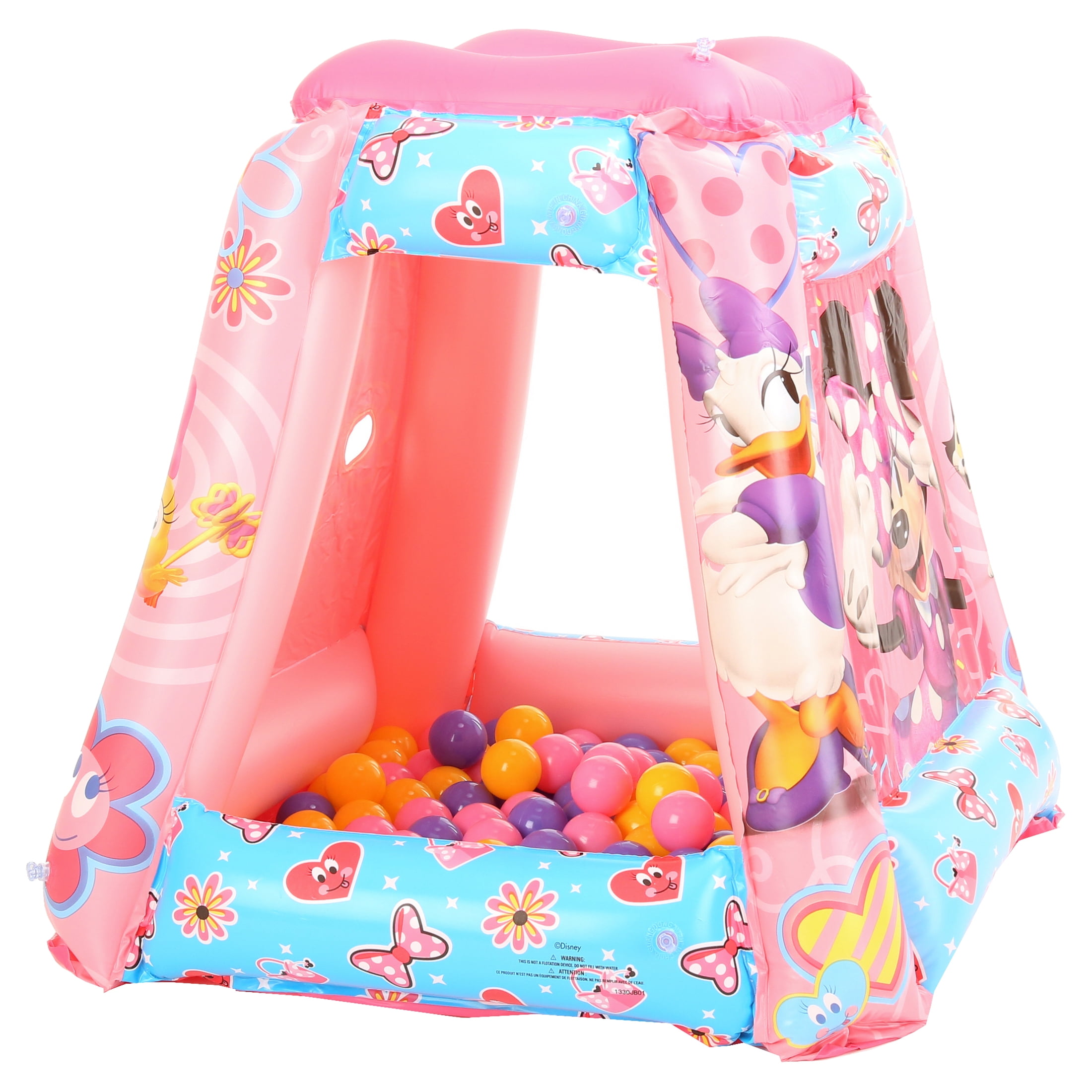 Details about  / Disney Minnie Mouse Inflatable Playland Ball Pit Including 20 Balls For Baby Toy