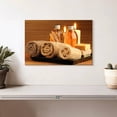 thumbnail image 2 of Elephant Stock Spa Treatment Essentials Wall Art - Horizontal Canvas Wall Art - Living Room Wall Decor - Wellness Canvas - Brown And Yellow Decor - 12" x 8", 2 of 4