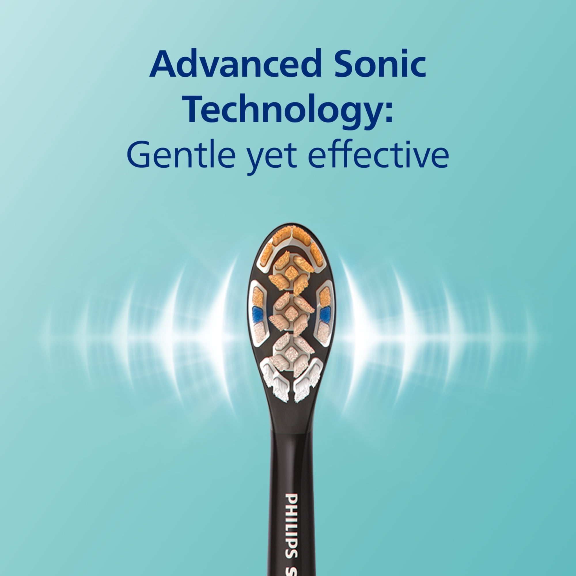Philips Sonicare Diamondclean Smart 9300 Electric Toothbrush, Sonic Toothbrush with App, Pressure Sensor, Brush Head Detection, 4 Brushing Modes and 3 Intensity Levels, Black, Model HX9903/15
