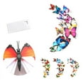 thumbnail image 2 of 3D Simulation Butterfly Wall Stickers,Refrigerator Magnet,Home Living Room Background Decoration Craft Ornaments,Pack of 12, 2 of 3