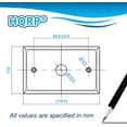 thumbnail image 5 of HQRP 2-Pack Photocell Thermal Type Light Sensor w/Wall Plate Dusk to Dawn Wire-in Switch Photoelectric Control for Outdoor Lighting, Garage Lights, Barn Light, Street Lights, etc., 5 of 9