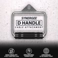 thumbnail image 2 of Synergee Single D Handle cable Attachment - Home gym Accessory for cable Machine, D Ring grip for Weight Workout, 2 of 6