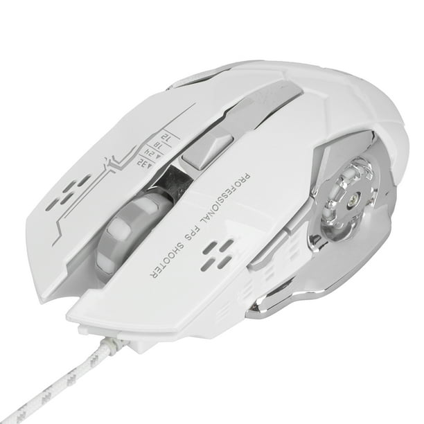 Ratón de computadora con cable, Ratón con cable Ratón USB de 6 botones Ratón para jugadores Tecnología avanzada