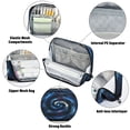 thumbnail image 3 of ALAZA Spiral Starry Sky Pencil Case Pen Pouch Bag Large Capacity Organizer, 3 of 8