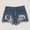 10-Blue, variant on Womens Denim Shorts Women Mid Rise Ripped Stretchy Jeans Shorts Frayed Raw Hem Casual Denim Shorts High Waisted Elastic Jean Shorts Versatile Jeans