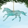 thumbnail image 1 of Designocracy 99152-O Cheval Ornement en Bois, 1 of 1