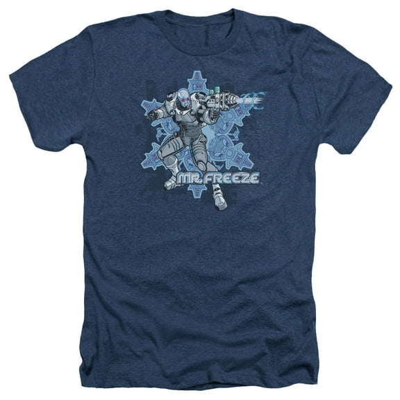 Batman - Mr Freeze - Heather Short Sleeve Shirt - Medium