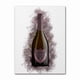 thumbnail image 3 of Impresión artística pintada a mano de edición limitada con diseño de grafiti y champán dorado de Chandon, póster de lienzo modular para fondo de mesita de noche, 3 of 5