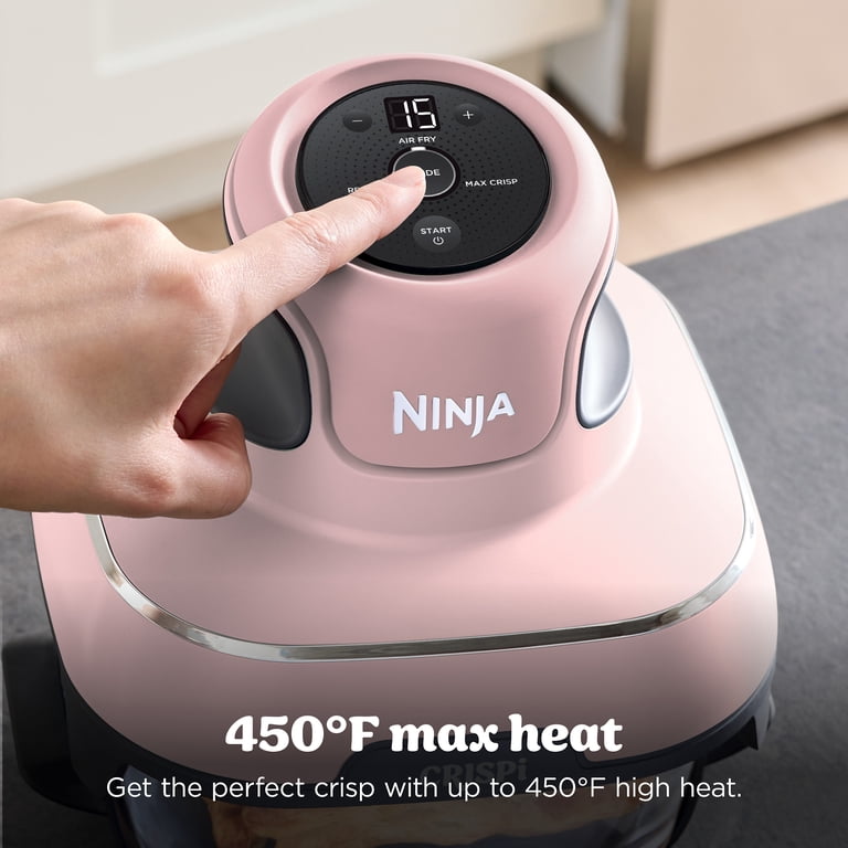 Ninja Crispi 3-in-1 Glass Air Fryer, 4-Qt & 5-Cup Glass Containers