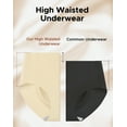 thumbnail image 6 of INNERSY Seamless High Waisted Underwear for Women No Show Stretch Panties Briefs 3 Pack(L,Soft Tone), 6 of 11