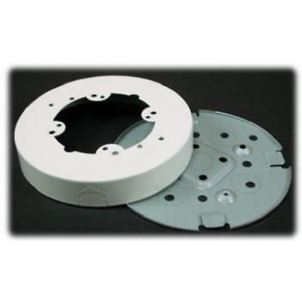 Wiremold Company Ivory Metal Round Ceiling Fan Fixture Box With Connector Com Wiremold Company Ivory Metal Round, Ceiling Fan Box Extender