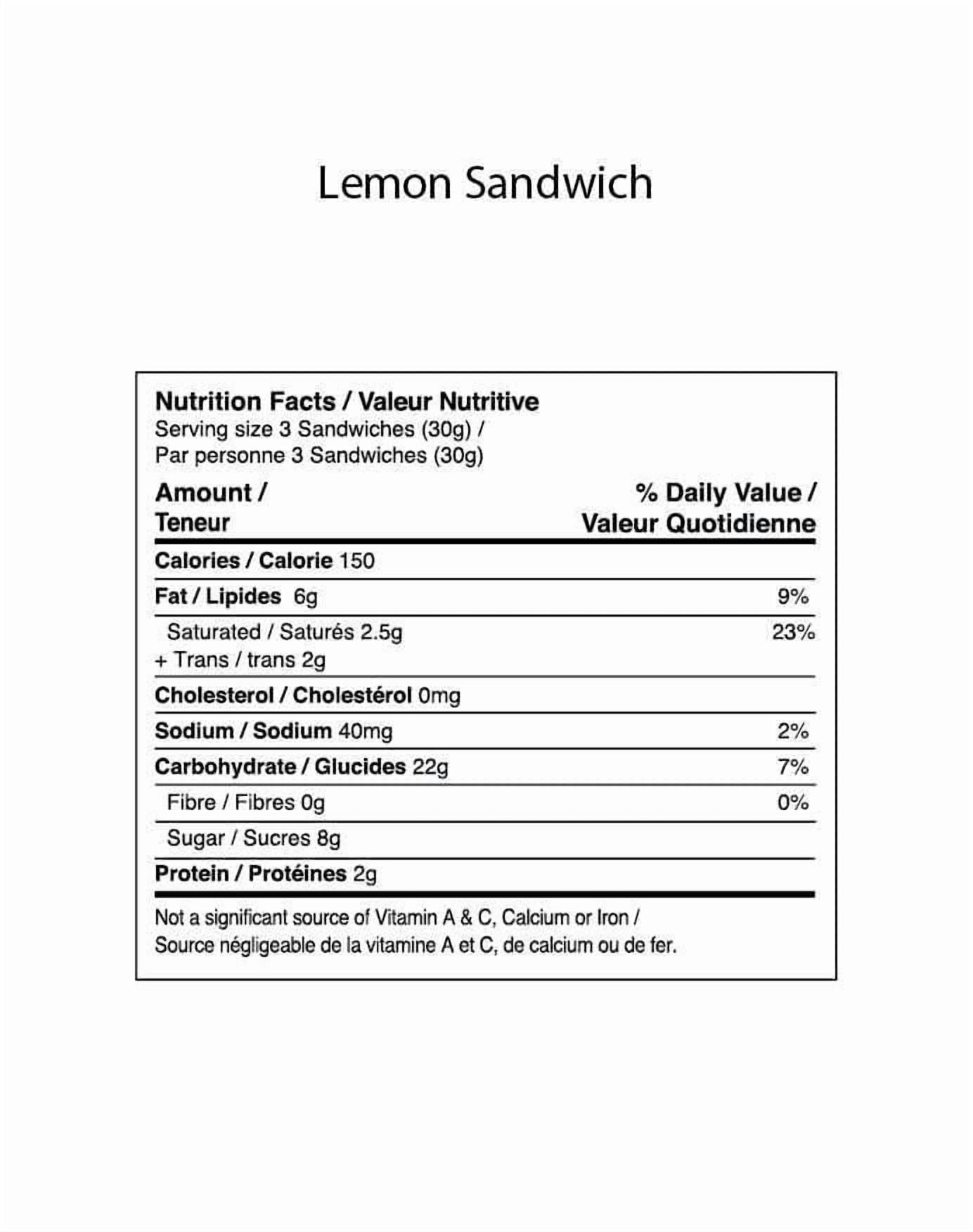 EBM LEMON SANDWICH BISCUIT 130GM, LEMON SANDWICH BISCUIT