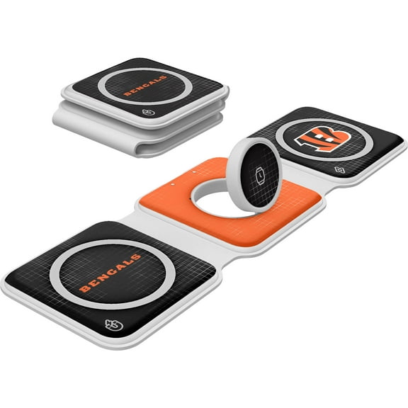 Keyscaper Cincinnati Bengals 3-in-1 Foldable Charger
