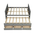 thumbnail image 2 of Full Captain's Bed with Trundle and 3 Drawers Twin Daybed, 2 of 4