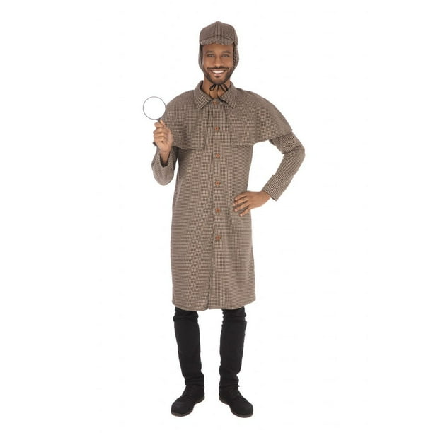 Bristol Novelty - Disfraz Detective para Hombre (Gris)