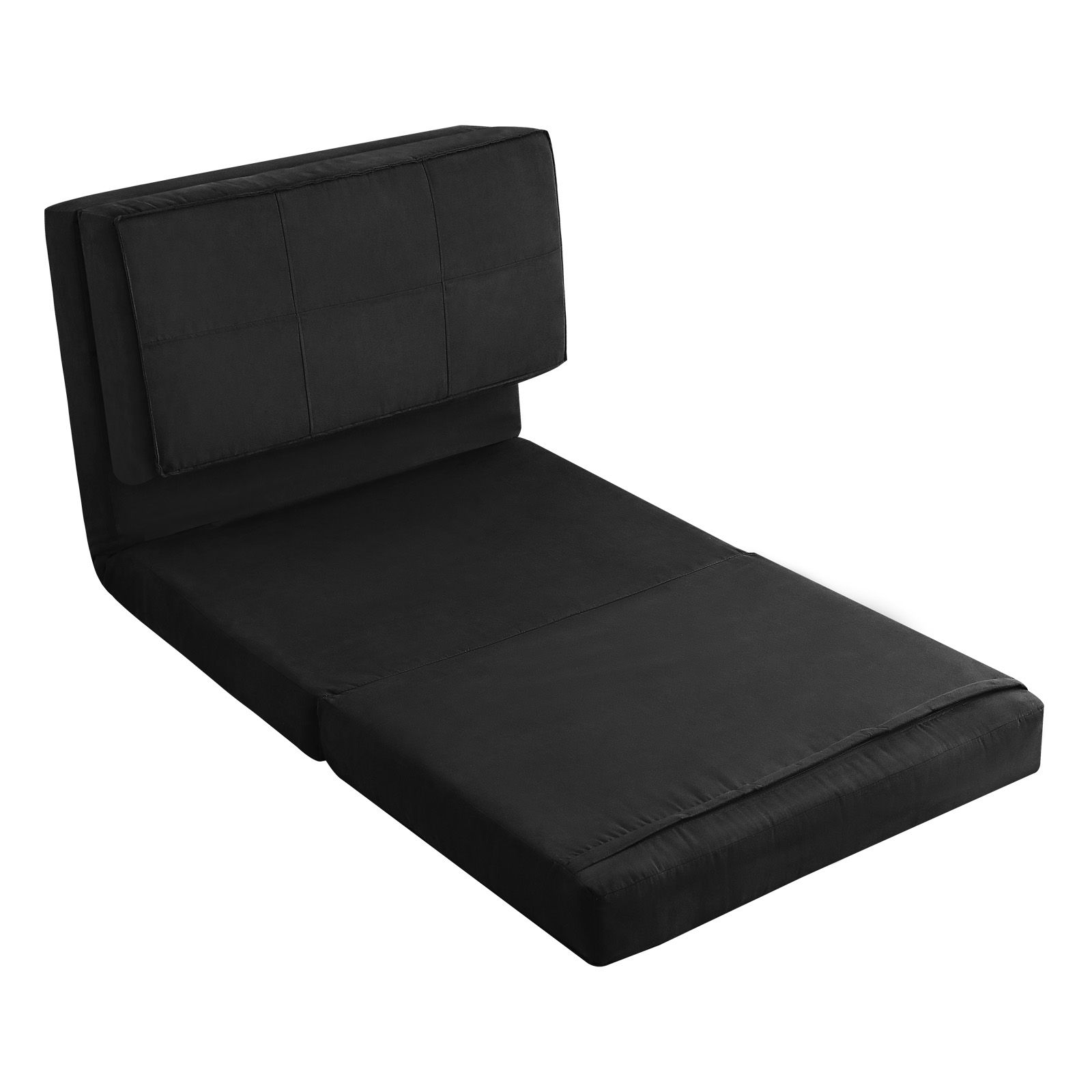 Futon Furniture Sleeper Sofa Folding Memory Foam Bed Floor Couch Guest