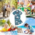 thumbnail image 6 of joogoo Boy Shorts Set Anchor Sailboat Starfish 2 Piece Short Sleeve Button Down Hawaiian Shirt Shorts 5-6T, 6 of 8