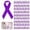 Dark Purple, variant on Product Classification Brooch Product Title 100pcs Cancer Awareness Brooch Lapel Pins Purple Ribbon Lapel Pins Micro Badge for Clothing 100PCS