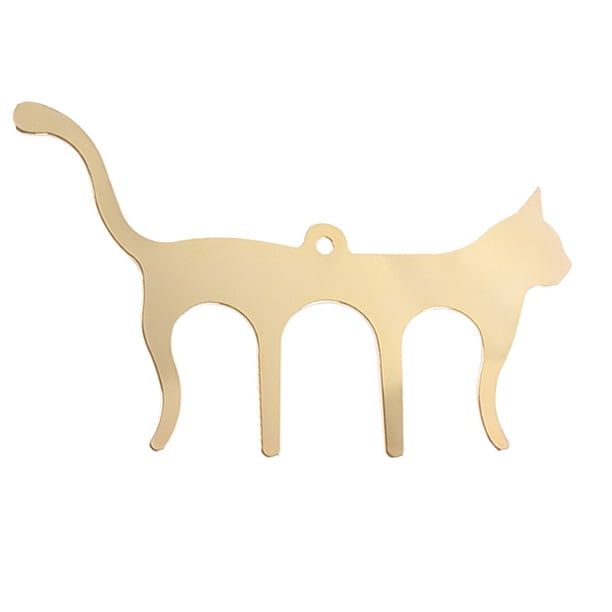 Carpeta De Música Tmvgtek Carpeta De Partituras De Música Con Forma De Gato De Metal, Abrazadera De Página, Libro De Papel, Clip De Notas (Dorado)