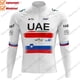 thumbnail image 3 of Chaleco cortavientos para hombre del equipo UAE 2023, color negro, de Eslovenia, para ciclismo, maillot de ciclismo de manga larga aaa MTB, 3 of 5