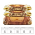 thumbnail image 2 of 3 Pcs Soft Bedding Set, Includes 1 Duvet Cover with Zipper And 2 Pillow,Shams Highland Cow with Sunflowers Twin(86"x70"), 2 of 8