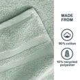 thumbnail image 5 of Mainstays Performance Cotton Bath Towel, Super Soft Quick Dry Fade Resistant, Solid Light Green, 5 of 8