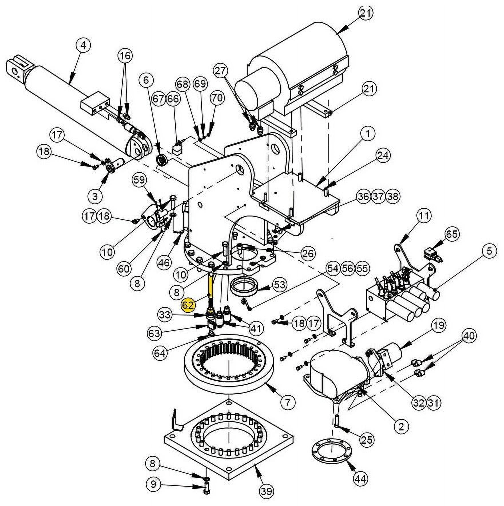 Auto Crane 460120000, Main Harness Assembly, Hard Wired