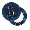 thumbnail image 3 of Round Bar Stool Seat Covers, Cat Sketch Elastic Round Chair Cover Stool Seat Slipcover Bar Stool Cushions Round Pad for 12-14 inch, 3 of 7