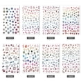 thumbnail image 4 of Juego De Pegatinas Navideñas Para Manicura De 16 Uds., Pegatinas De Luna Navideñas Coloridas Convenientes Con Buena Adherencia Para El Hogar, Tienda Interior Kearding CE002415-00, 4 of 7