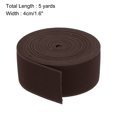 thumbnail image 2 of Elastic Bands for Sewing 1.6"(4cm) 5 Yard Dark Brown Knit Elastic Spool for Wigs, Waistband, Pants, 2 of 6