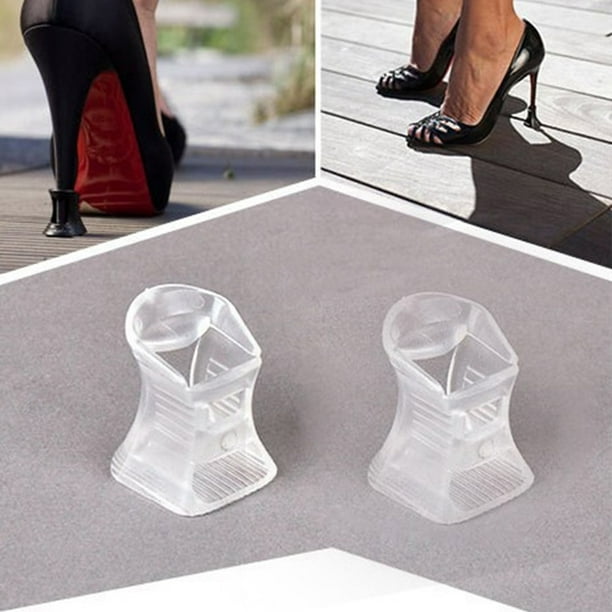 1Pc Women Heel Protector Shoes Stopper High Heels Tips Stiletto Cover for Daily Walking Large Walmart