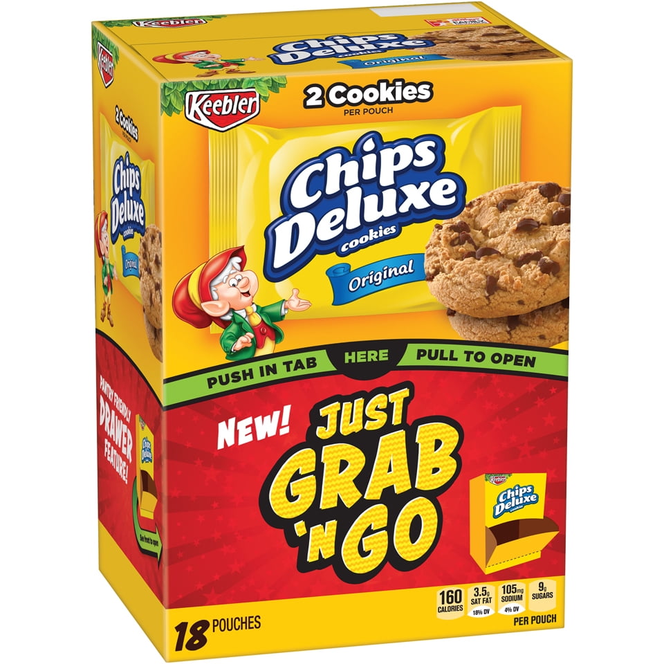 Keebler Chips Deluxe Original Chocolate Chip Cookies, 1.06 Oz., 19