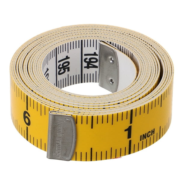 Cinta métrica suave para medir el cuerpo Cinta métrica de costura para tela Cinta métrica a medida Cinta métrica portátil para cintura y altura