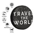 thumbnail image 4 of Kdxio Spare Tire Cover for RV Trailer, Waterproof Wheel Cover,Camper Spare Tire Cover Fit for Rv SUV Truck Travel Trailer 17 inch-Travel The World1, 4 of 8