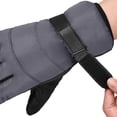thumbnail image 6 of Jamicy Mens Ski Gloves Waterproof Winter Warm Snow Fleece-Lined Gloves Ski Gloves for Driving Running Texting Gift, 6 of 9