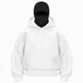 thumbnail image 6 of NOLDARES Cat Pouch Hoodie for Women Kangaroo Pocket Dog Pouch Sweatshirts Pet Carrier Pullover Animal Holder Long Sleeve Tops,White,XL, 6 of 6