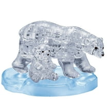 Polar Bear Original 3D Crystal Puzzle from BePuzzled, Ages 12 and Up