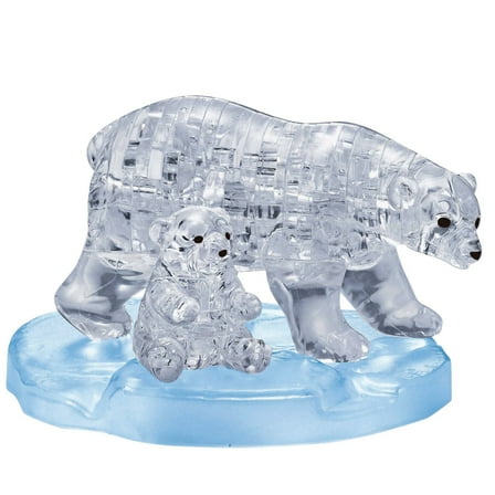 Polar Bear Original 3D Crystal Puzzle from BePuzzled, Ages 12 and Up
