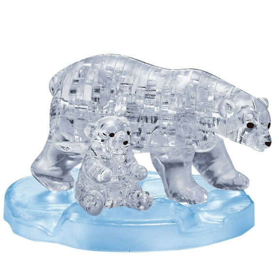 Polar Bear Original 3D Crystal Puzzle from BePuzzled, Ages 12 and Up