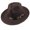 Coffee, variant on Unisex Hat Safe Fashion Universal Wide Brim Panama Hat for Summer